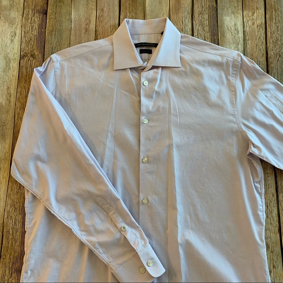 John Varvatos men’s long sleeve button down dress shirt | size 15.5 neck 32/33 - Picture 10 of 11